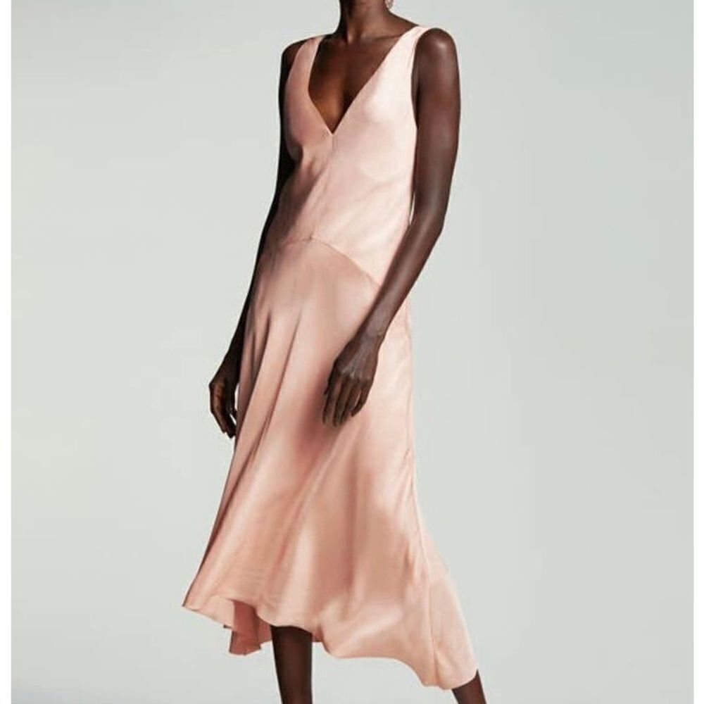 Frame Savannah Sleeveless Maxi Dress Pink Clay size M